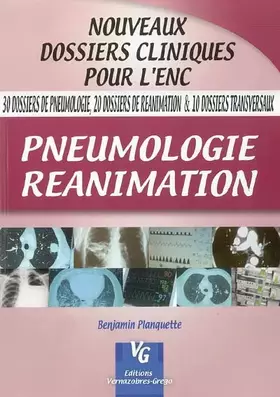 Couverture du produit · Pneumologie-Réanimation