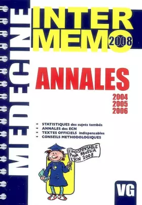Couverture du produit · Annales 2004-2005-2006
