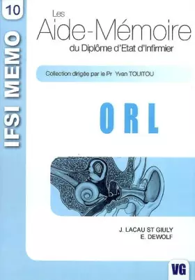 Couverture du produit · ifsi orl vol.10