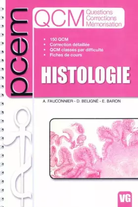 Couverture du produit · Histologie