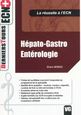 Couverture du produit · Hépato-Gastro-Entérologie