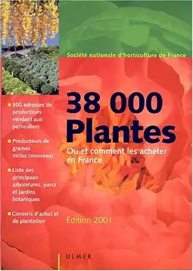 Couverture du produit · 38000 plantes