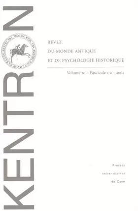 Couverture du produit · Kentron, N° 20/2005 :