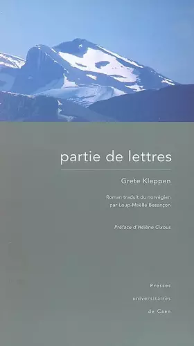 Couverture du produit · Partie de lettres