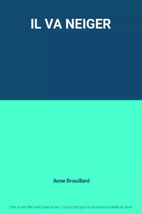 Couverture du produit · IL VA NEIGER