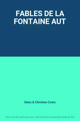 Couverture du produit · FABLES DE LA FONTAINE AUT