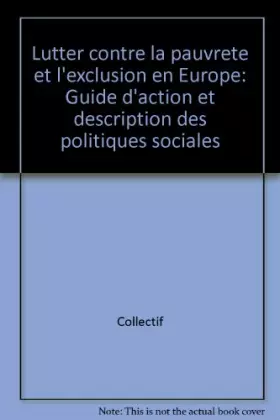 Couverture du produit · Lutter contre la pauvreté et l'exclusion