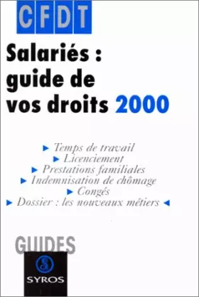 Couverture du produit · Salariés : guide de vos droits 2000