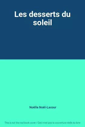 Couverture du produit · Les desserts du soleil