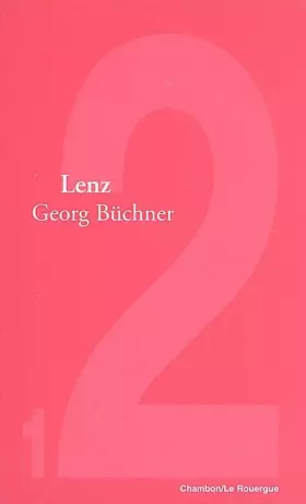 Couverture du produit · Lenz : Suivi d'un extrait du journal du pasteur Oberlin