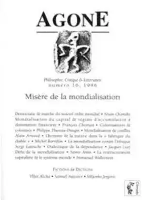 Couverture du produit · Misere De La Mondialisation