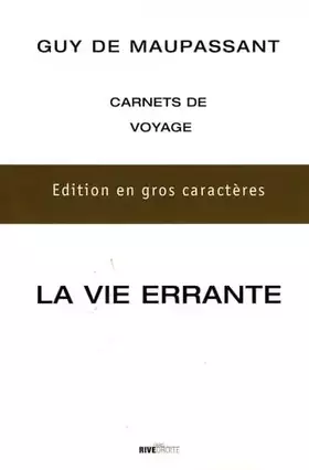 Couverture du produit · La vie errante