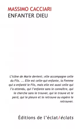 Couverture du produit · Enfanter Dieu