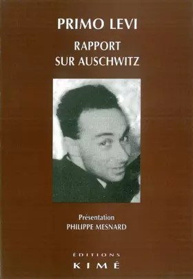 Couverture du produit · Rapport sur Auschwitz