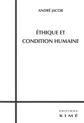 Couverture du produit · Éthique et condition humaine
