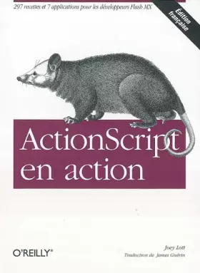 Couverture du produit · ActionScript en action