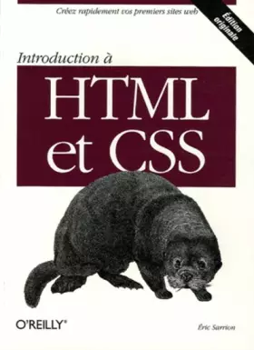 Couverture du produit · Introduction à HTML et CSS
