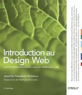 Couverture du produit · Introduction au Design Web