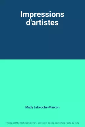 Couverture du produit · Impressions d'artistes