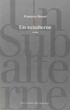 Couverture du produit · Un subalterne