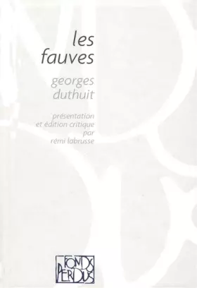 Couverture du produit · Les fauves