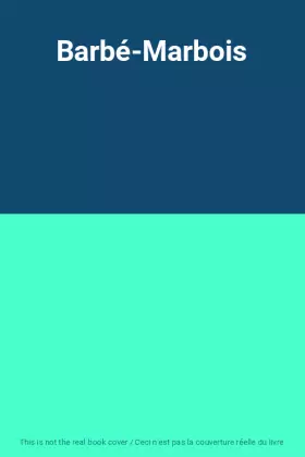 Couverture du produit · Barbé-Marbois