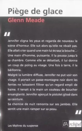 Couverture du produit · Piège de glace