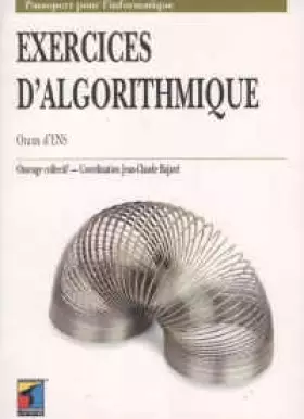 Couverture du produit · Exercices d'algorithmique. Oraux d'ENS
