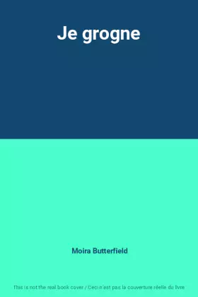 Couverture du produit · Je grogne