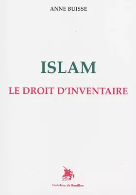 Couverture du produit · Islam Le droit d'inventaire