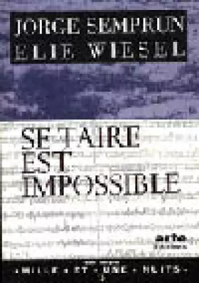 Couverture du produit · Se taire est impossible