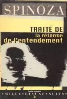 Couverture du produit · Traité de la réforme de l'entendement