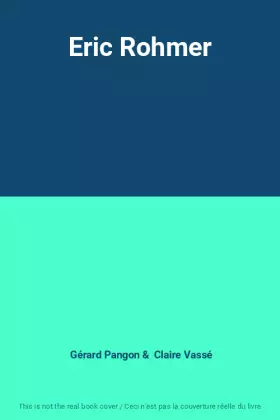 Couverture du produit · Eric Rohmer