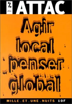 Couverture du produit · Agir local, penser global