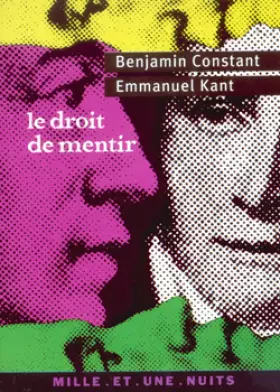 Couverture du produit · Le droit de mentir