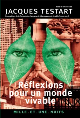Couverture du produit · Réflexions pour un monde vivable