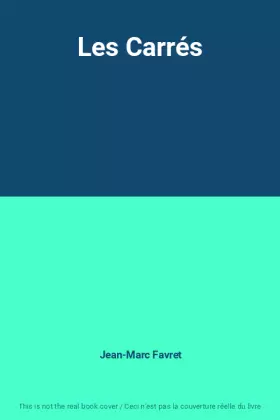 Couverture du produit · Les Carrés