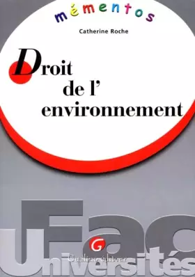 Couverture du produit · Memento Droit Environnement