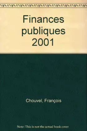 Couverture du produit · Finances Publiques 2001