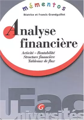 Couverture du produit · Mémento analyse financière