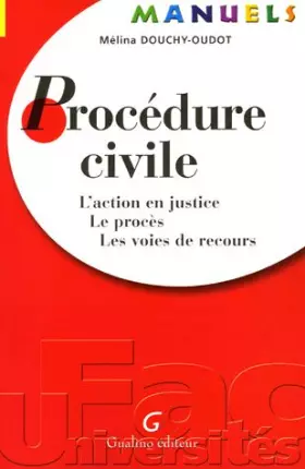Couverture du produit · Procédure civile