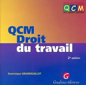 Couverture du produit · QCM Droit du travail, 2e édition