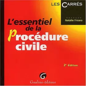 Couverture du produit · L'essentiel de la Procédure civile