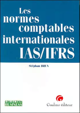 Couverture du produit · Les normes comptables internationales IAS/IFRS
