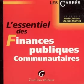 Couverture du produit · L'essentiel des Finances publiques Communautaires