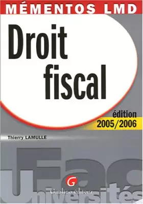 Couverture du produit · Droit fiscal