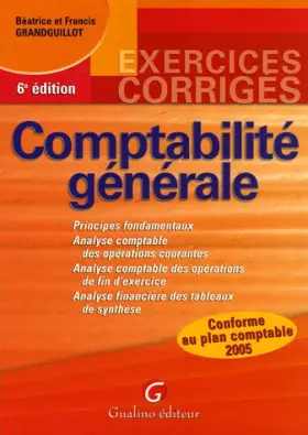 Couverture du produit · Comptabilité générale