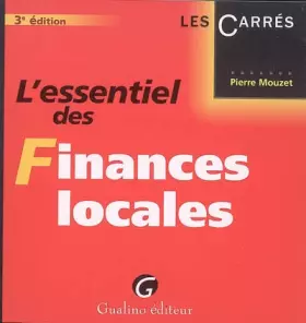 Couverture du produit · L'essentiel des Finances locales