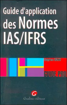 Couverture du produit · Guide d'application des Normes IAS/IFRS