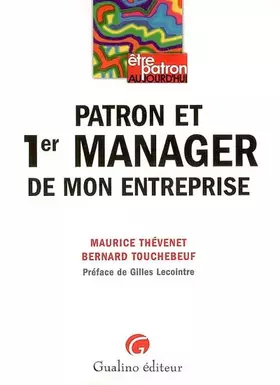 Couverture du produit · Patron et 1er manager de mon entreprise